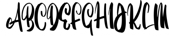 Boogie Shaggy - A Handwritten Font Font UPPERCASE