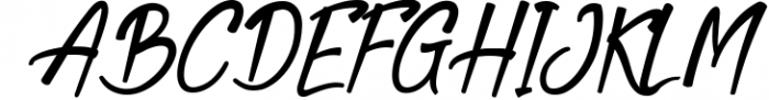 Boolack Elegant Handwritten Typeface Font UPPERCASE