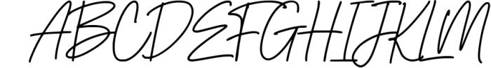 Boostard Signature - Monoline Signature Font Font UPPERCASE