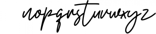 Boostard Signature - Monoline Signature Font Font LOWERCASE
