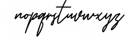 Borillaz Signature Script Font Font LOWERCASE