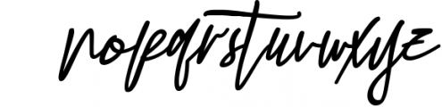 Bosstony - Modern Signature 1 Font LOWERCASE