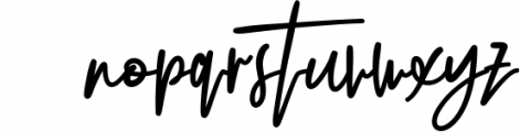 Bosstony - Modern Signature 2 Font LOWERCASE