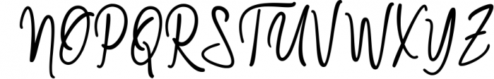 Bosstony - Modern Signature 3 Font UPPERCASE