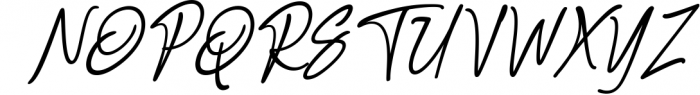 Bosstony - Modern Signature 4 Font UPPERCASE