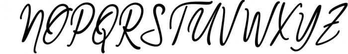 Bosstony - Modern Signature 5 Font UPPERCASE