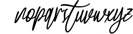 Bosstony - Modern Signature 5 Font LOWERCASE
