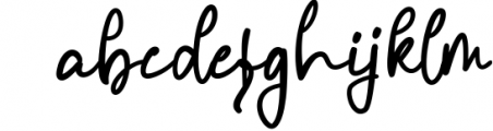 Bosstony - Modern Signature 6 Font LOWERCASE