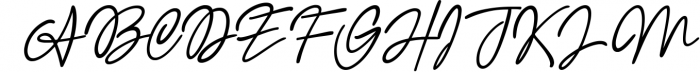 Bosstony - Modern Signature 7 Font UPPERCASE