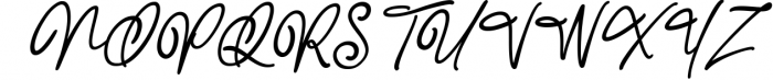 Bosstony - Modern Signature 7 Font UPPERCASE