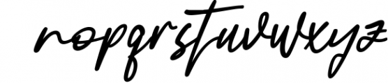 Bosstony - Modern Signature 7 Font LOWERCASE