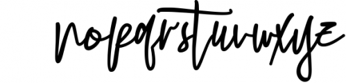 Bosstony - Modern Signature Font LOWERCASE