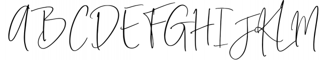 Bottomland - Family Signature Script 1 Font UPPERCASE