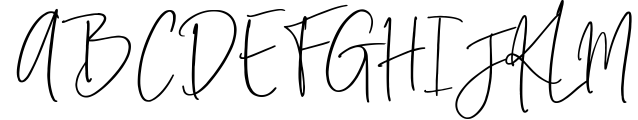 Bottomland - Family Signature Script Font UPPERCASE