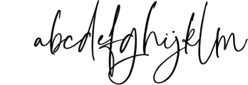 Bottomland - Family Signature Script Font LOWERCASE