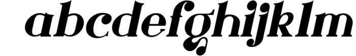 Bougenville Modern Vintage Serif Font LOWERCASE