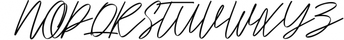 Boutique Kamilla Signature Typeface 1 Font UPPERCASE