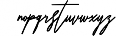 Boutique Kamilla Signature Typeface Font LOWERCASE