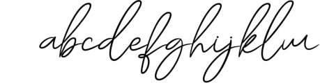 Bouton Signature Font LOWERCASE