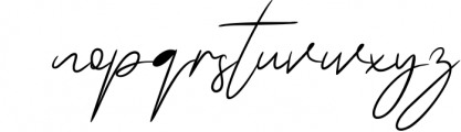 Bouton Signature Font LOWERCASE