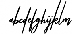 Bouttiques Signature Font Font LOWERCASE