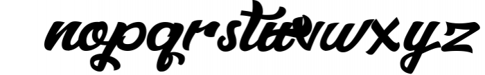 Bowlist  Logotype 4 Font LOWERCASE