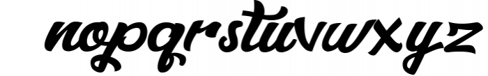 Bowlist  Logotype 9 Font LOWERCASE