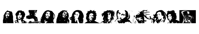 BOB MARLEY Font UPPERCASE