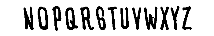 BODY SLIM Font UPPERCASE
