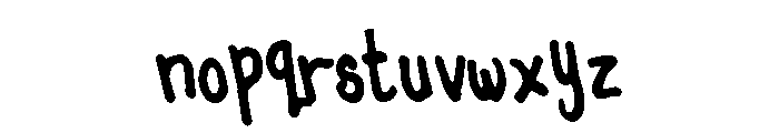 BODY SLIM Font LOWERCASE