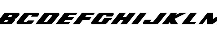 BOEING-style Font UPPERCASE