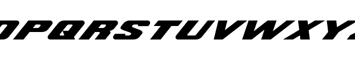 BOEING-style Font UPPERCASE