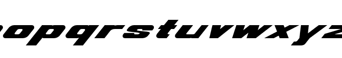 BOEING-style Font LOWERCASE