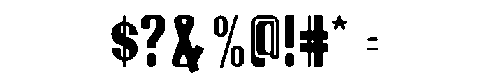 BOEMITA Font OTHER CHARS