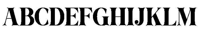 BOGENT Regular Font UPPERCASE