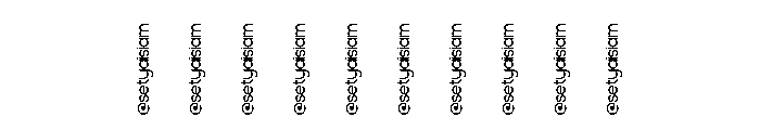 BOGOR2 Font OTHER CHARS