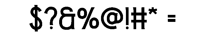 BOJANS Font OTHER CHARS