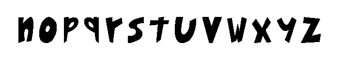 BOLUDOS Font LOWERCASE