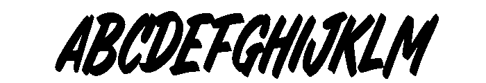 BOOM SHAKALAKA ikiiko.com Font UPPERCASE