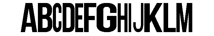 Board Contest Font UPPERCASE