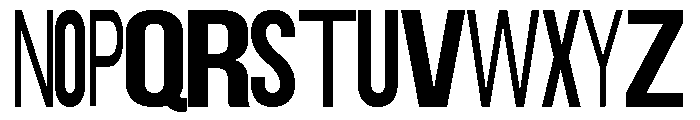Board Contest Font UPPERCASE