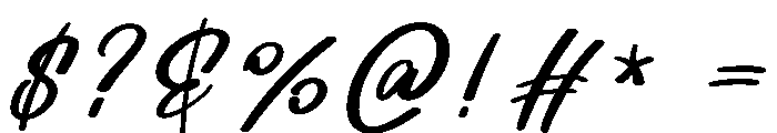 Boba1 Font OTHER CHARS