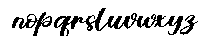 Boba1 Font LOWERCASE