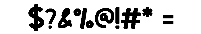 Bobbaluna Cupcake Font OTHER CHARS