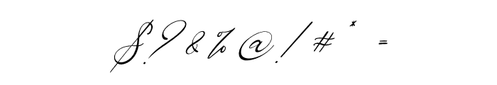 Bobbi Jeffina Italic Font OTHER CHARS