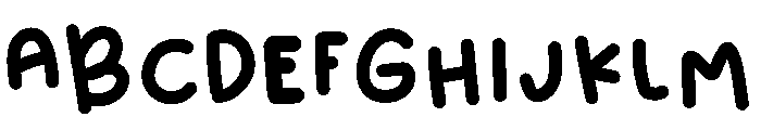 Bobolgom Font UPPERCASE