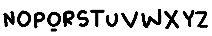 Bobolgom Font UPPERCASE