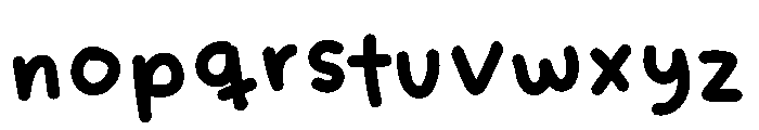 Bobolgom Font LOWERCASE