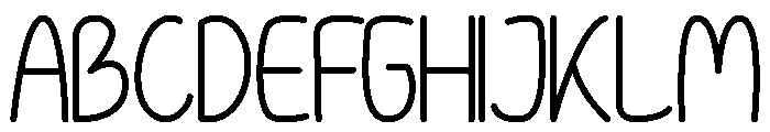 Boby Font UPPERCASE