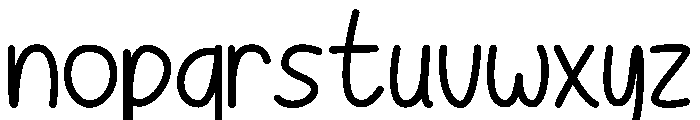 Boby Font LOWERCASE
